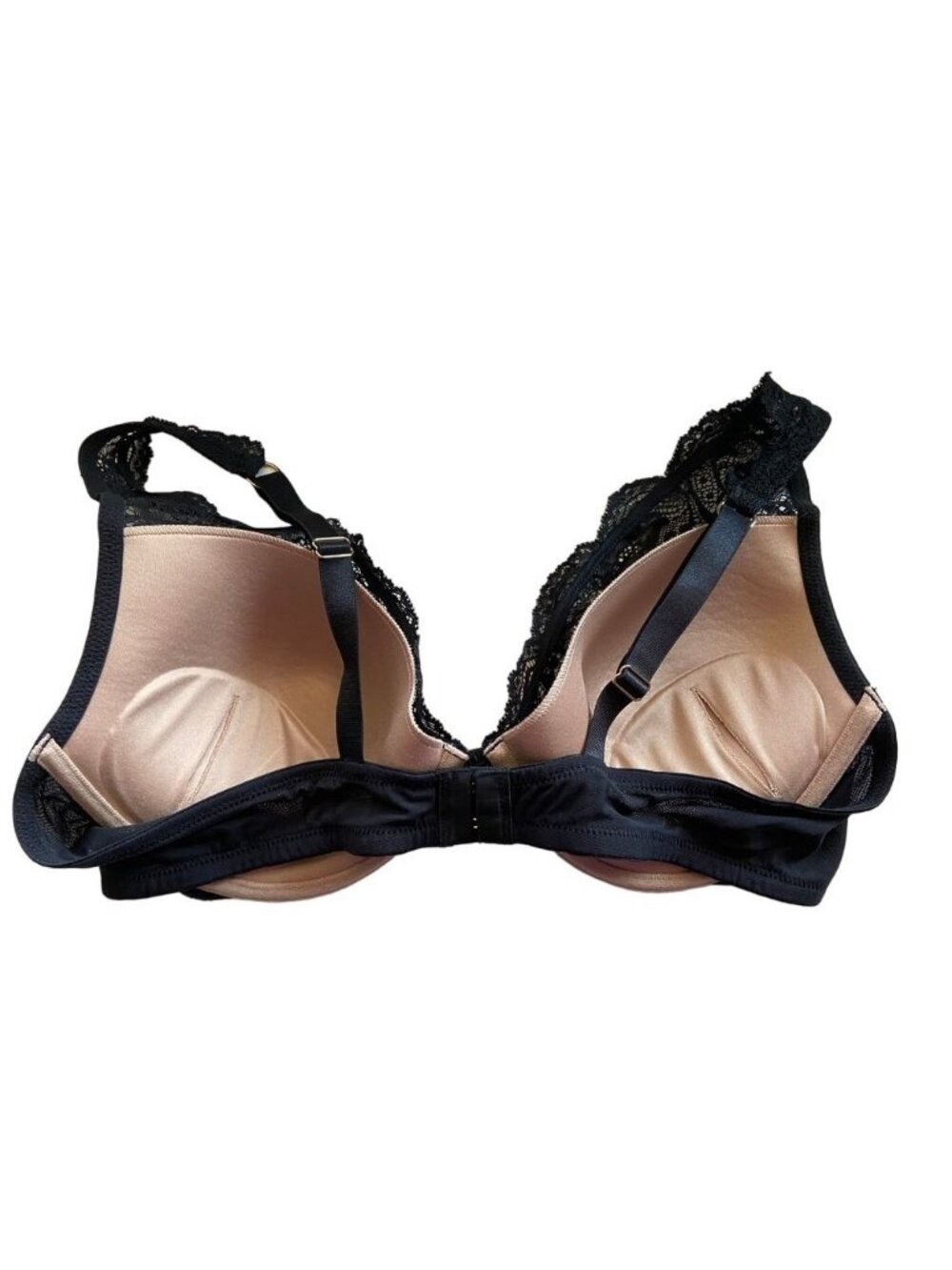 ThirdLove 24/7 Lace Contour Plunge Black Underwire Bra Women's Women's Size 38D - Picture 5 of 7